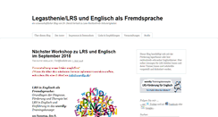 Desktop Screenshot of legasthenie-englisch.de
